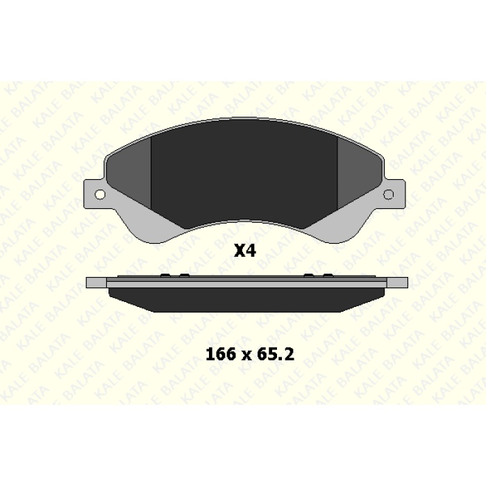 FREN BALATA ÖN FORD TRANSIT V347 ÖNDEN ÇEKER - KL24485-188-04-ANS-KD20