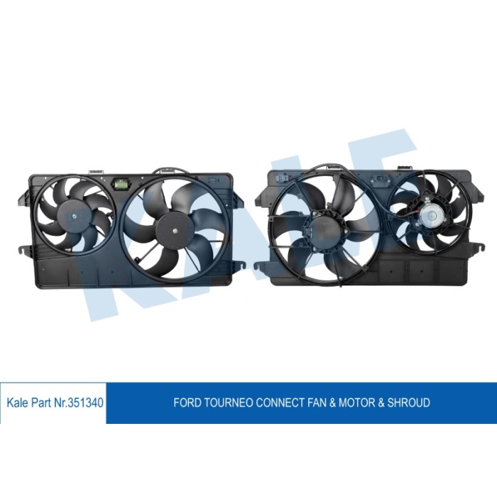 FAN MOTORU DAVLUMBAZLI KLIMALI FORD TRANSIT CONNECT 1.8 TDCI 02-13 CIFT FANLI - KL351340