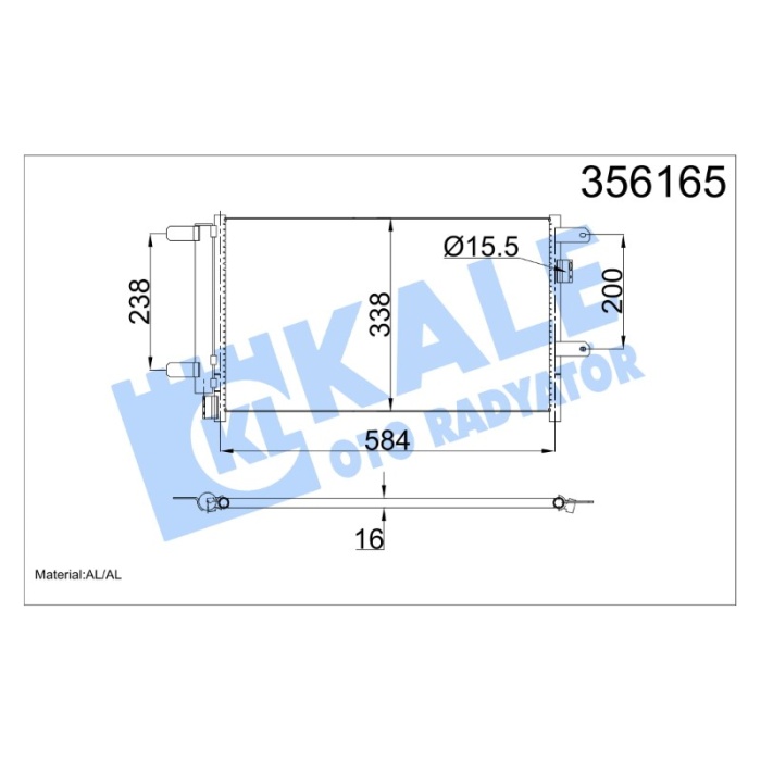 KONDENSER IVECO IVECO DAILY III DAILY IV - KL356165