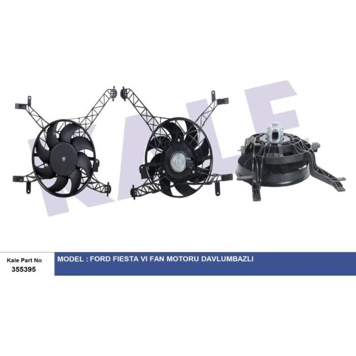 FAN MOTORU DAVLUMBAZLI ve DAVLUMBAZ FORD FIESTA VI - KL355395