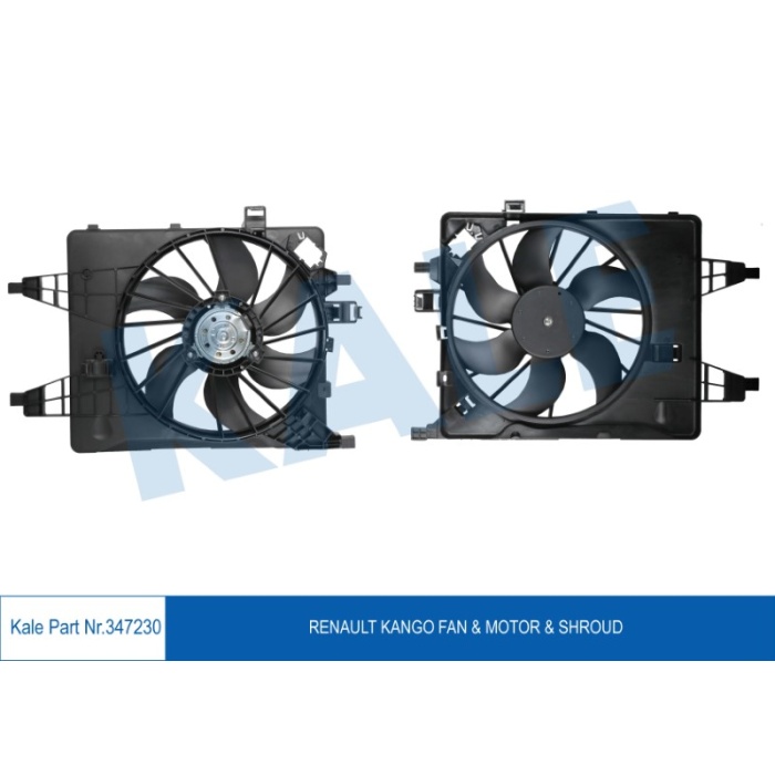 FAN MOTORU DAVLUMBAZLI RENAULT  MEGANE I 97-99-MEGANE II SCENIC II 1.6-1.5DCI-1.9DCI 03+ - KL347230