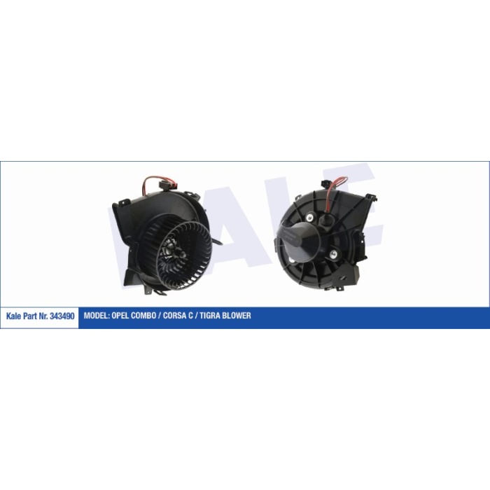 KALORIFER MOTORU BLOWER 12V OPEL COMBO - CORSA C - TIGRA - KL343490