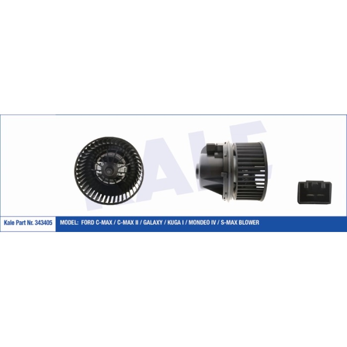 KALORIFER MOTORU BLOWER 12V FORD C-MAX - C-MAX II - GALAXY - KUGA I - MONDEO IV - S-MAX - KL343405