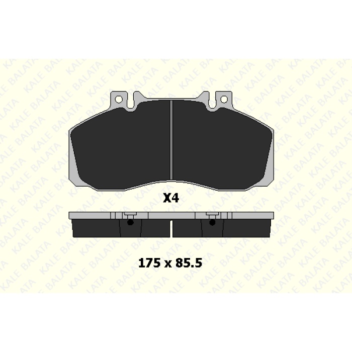 FREN BALATA IVECO. RENAULT TRUCKS - KL29065-220-04-KD06