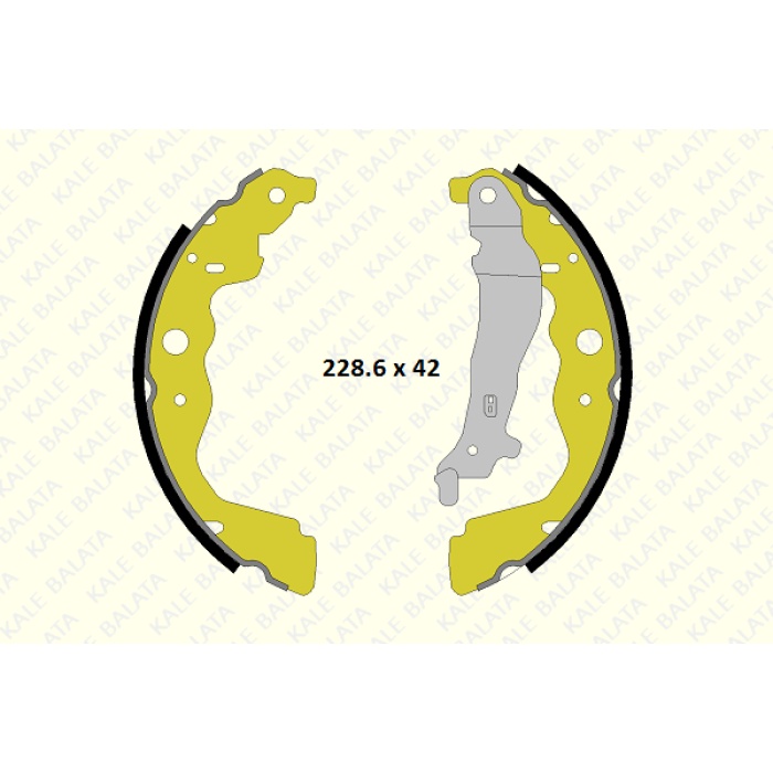 FREN BALATASI ARKA PABUÇLU RENAULT CLIO IV KANGOO SYMBOL DACIA DOKKER DUSTER LODGY LOGAN - KL1243-0470-05-P-KF23