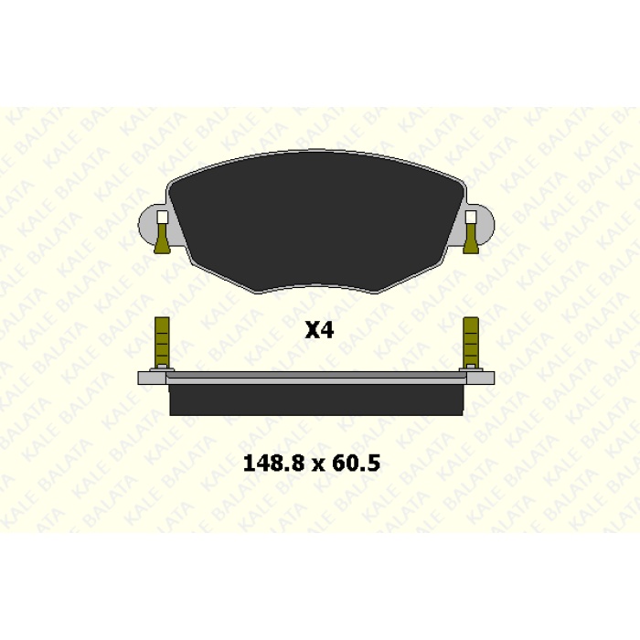 FREN BALATA ÖN FORD MONDEO III - KL23279-185-14-ANS-KD13