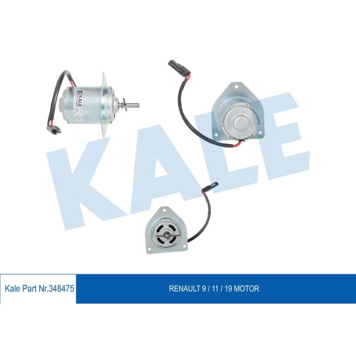 FAN MOTORU MOTOR RENAULT R9 - R11 - R19 KABLOLU - KL348475