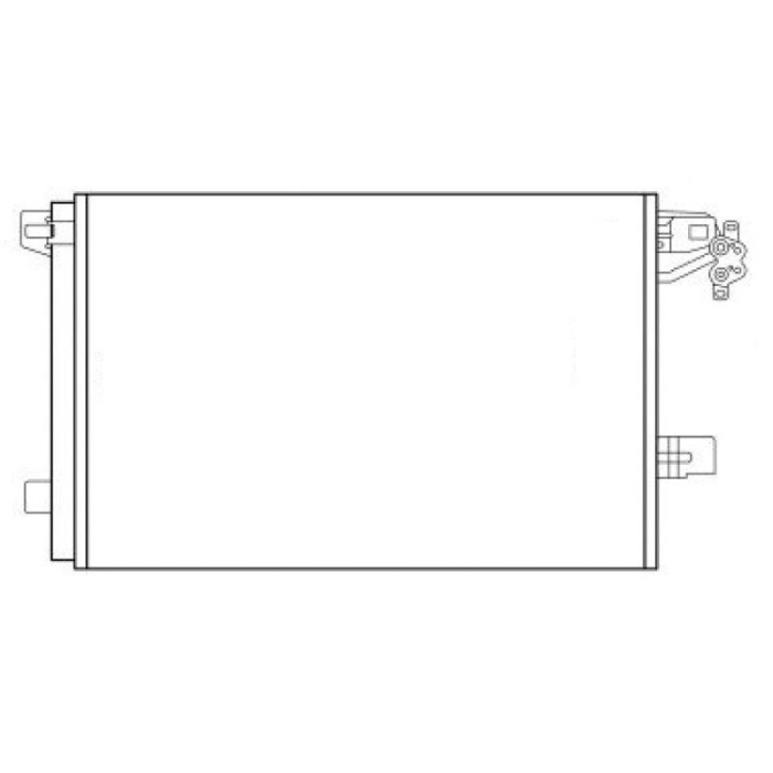 KLIMA RADYATORU KONDANSOR T5 03- 687X452X16  OTO-MEK SANZIMAN - ORIS CVW782016