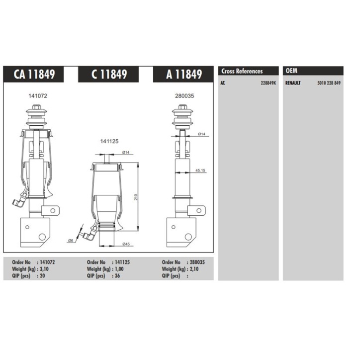 ARKA KABIN KORUGU RENAULT MAGNUM E-TECH - CONNECT CA 11849