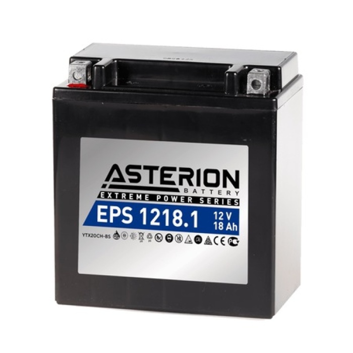 AKU 12V 18 AH 250A MOTORSIKLET NANO JEL YTX20CH-BS151×87×161 - ASTERION EPS 1218.1