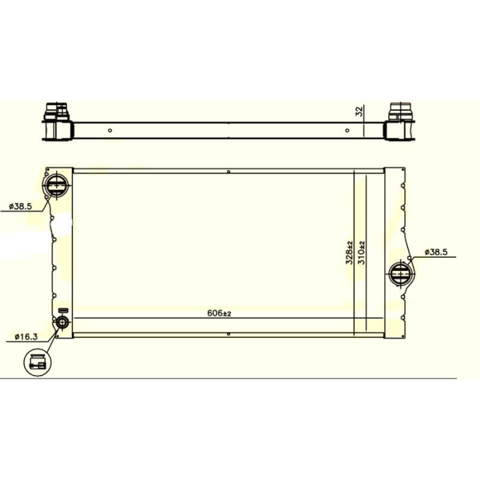 MOTOR SU RADYATORU BMW F10 F07 F11 F13 F01 F02 F03 F04 - ORIS BBM909032