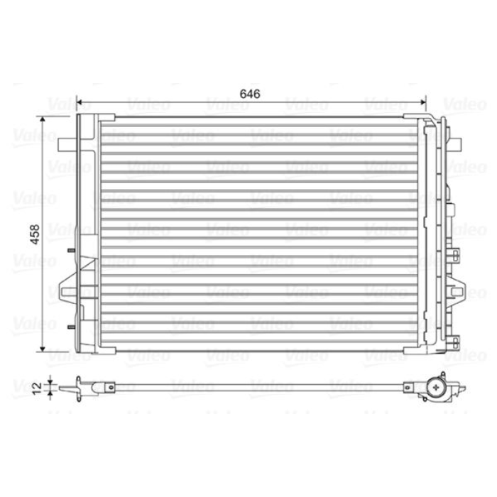 KLIMA RADYATORU X117 13-18 W176 13-18 W246 13-18 C117 13-18 - VALEO 814035