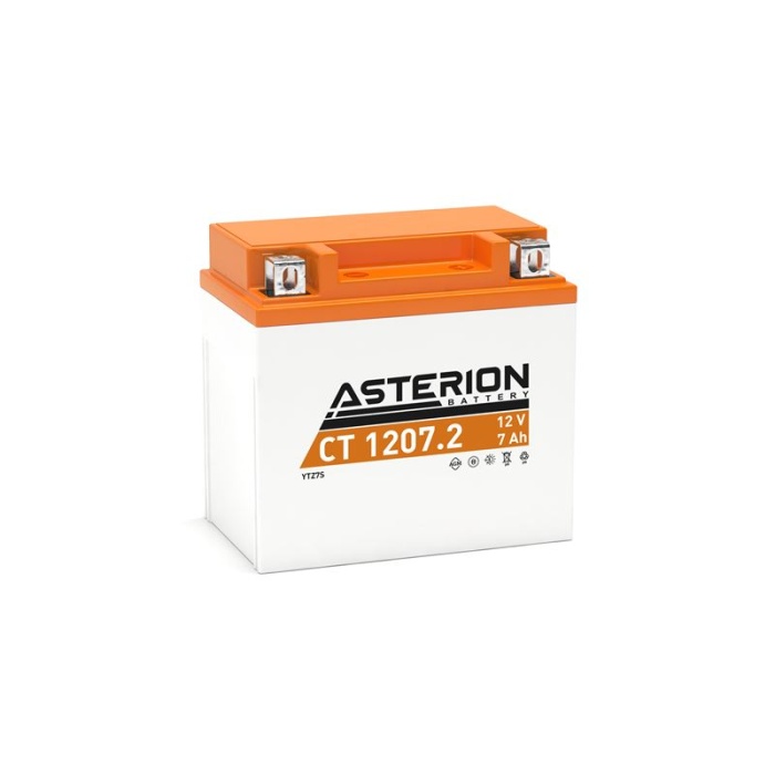 AKU 12V 7 AH 130A MOTORSIKLET AGM YTZ7S 114 X 70 X 108 TERS KUTUP - ASTERION CT 1207.2