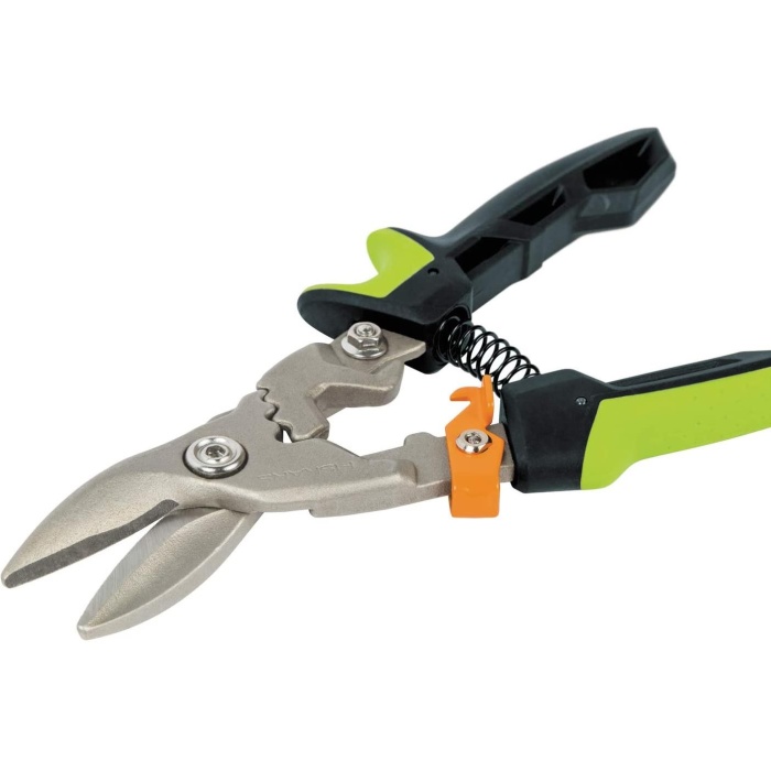 Fiskars 1027208 PowerGear Metal Levha Makası - Sağ Kesim