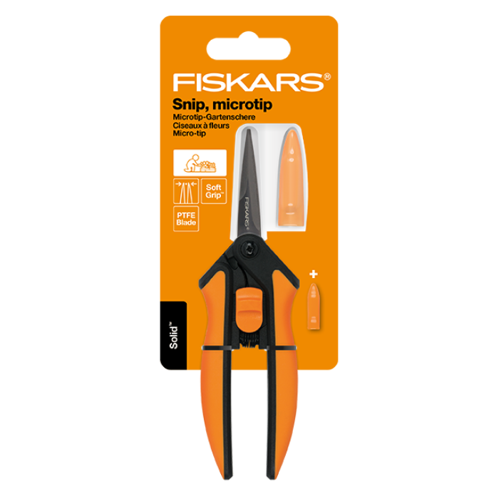 Fiskars 1063321 Bitki ve Hasat Makası İnce Uçlu SP131