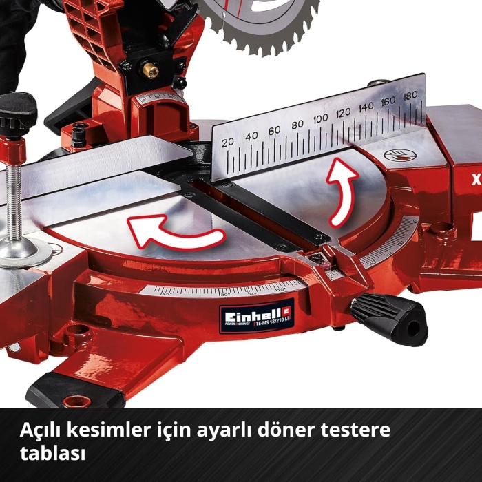 Einhell TE-MS 18/210 Li - Solo Akülü Gönye Kesme Akü Hariç