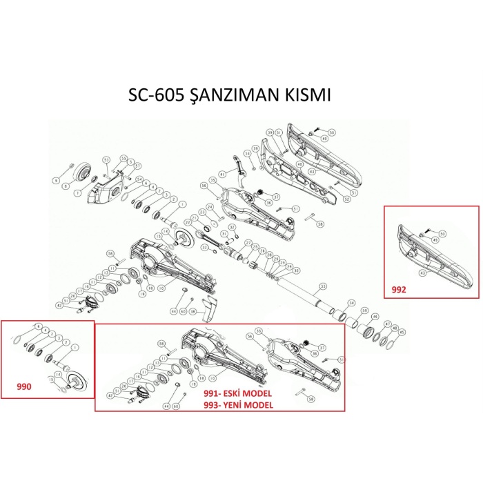 Cifarelli SC 605 Şanzıman Gövdesi No:35