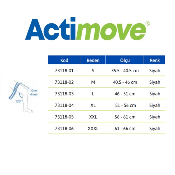 Actimove Menteşeli Dizlik Bedeni Saran Yapı, Kondil Pedleriyle