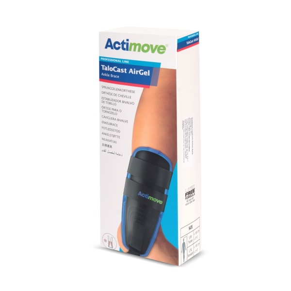 Actimove TaloCast AirGel Ayak Bilekliği Siyah Renk