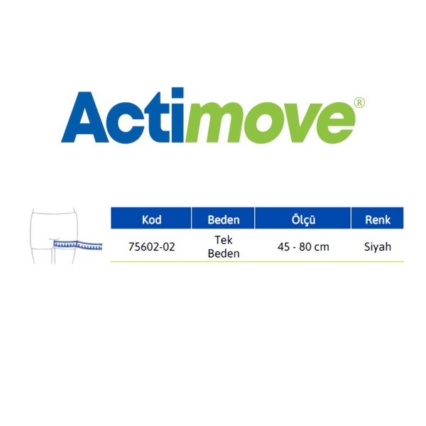 Actimove Uyluk Desteği Üst Baldırlık Ayarlanabilir Std.