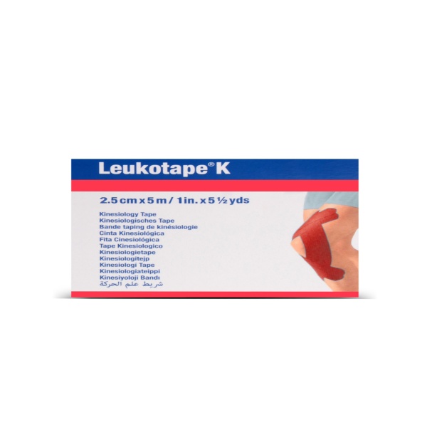 Leukotape K 2,5cm x 5m Bsn Kinesiotape Kırmızı