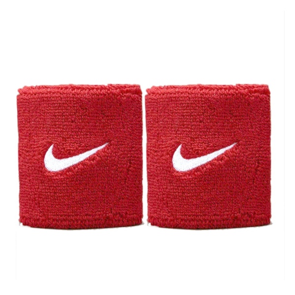 Nike Swoosh Wristbands 2 Pk Varssty Red/White Osfm,one Size/5