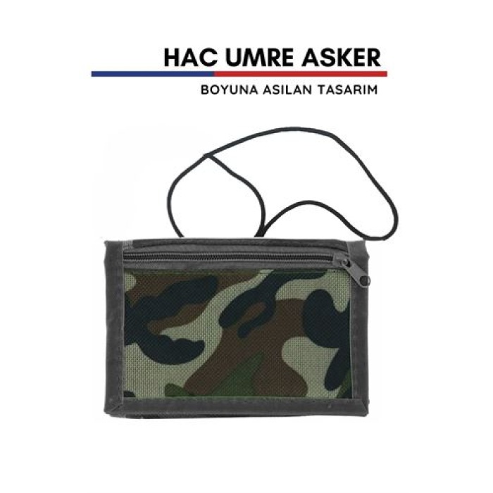 ModaCar İpli Asker Hac Umre Cüzdanı