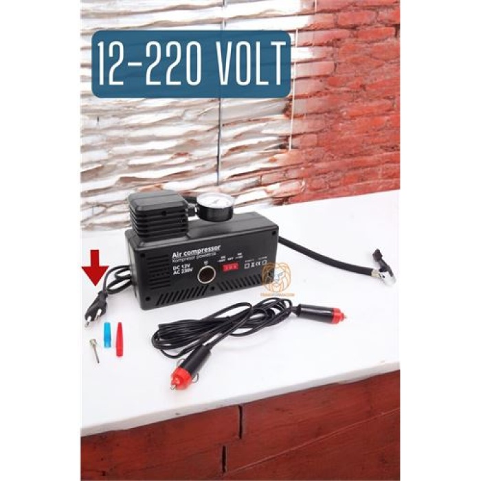 ModaCar 220 Volt 12V 300 PSI Şişirici Hava Kompresörü