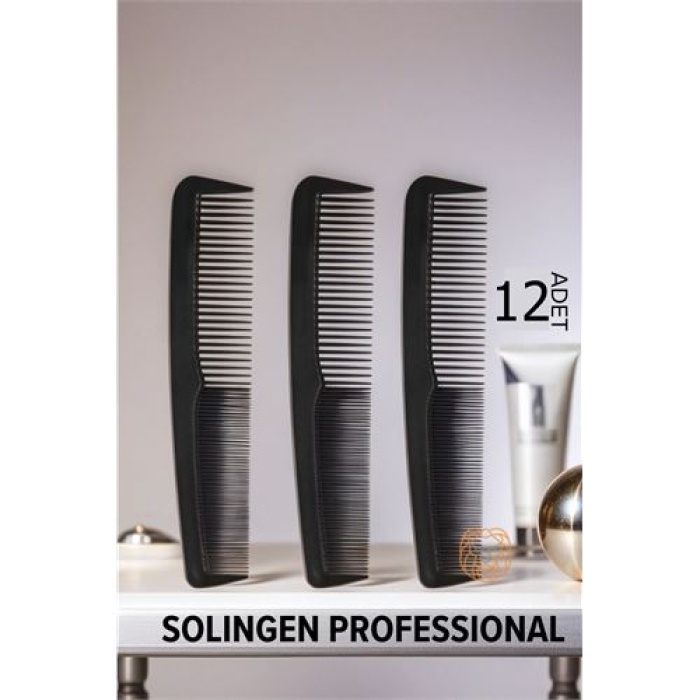 ModaCar 12 ADET Erkek Cep Tarağı 12 Cm  Solingen ProfessionaL 719758 Toptan Paket