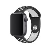 Apple Watch Series 7 41 MM Fileli Kordon Siyah-Beyaz