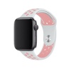 Apple Watch Series 7 45 MM Fileli Kordon Beyaz-Pembe