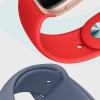 Apple Watch Series 7 45 MM Fileli Kordon Gri-Beyaz