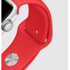 Apple Watch Series 7 45 MM Fileli Kordon Gri-Beyaz