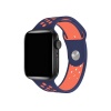 Apple Watch Series 7 45 MM Fileli Kordon Lacivert-Pembe