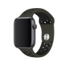 Apple Watch Series 7 45 MM Fileli Kordon Zeytin-Siyah