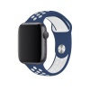 Apple Watch Series SE 40 MM Fileli Kordon Lacivert-Beyaz