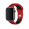 Apple Watch Series 9 41 MM Fileli Kordon Kırmızı-Siyah