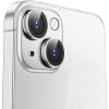 Apple iPhone 13 Gerçek Cam Safir Lens Koruma Gümüş