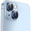 Apple iPhone 13 Gerçek Cam Safir Lens Koruma Mavi