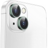 Apple iPhone 15 Gerçek Cam Safir Lens Koruma Yeşil