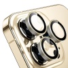 Apple iPhone 13 Pro Max Gerçek Cam Safir Lens Koruma Gold