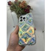 iPhone 15 Hologram Puffer Kılıf Renkli Kalpler