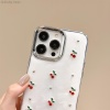 iPhone 12-12 Pro Luxe White Case Cherry