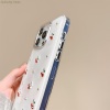 iPhone 12-12 Pro Luxe White Case Cherry