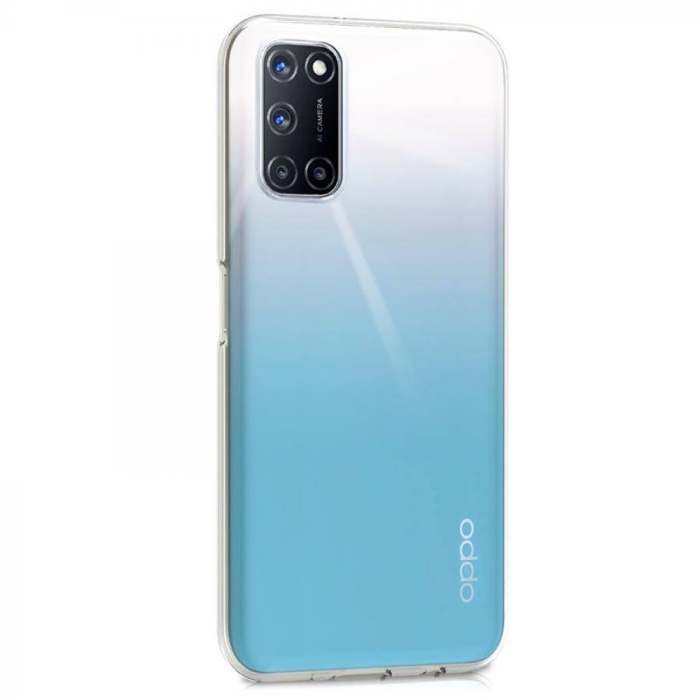 Oppo A92 Ultra İnce Silikon Kılıf Şeffaf