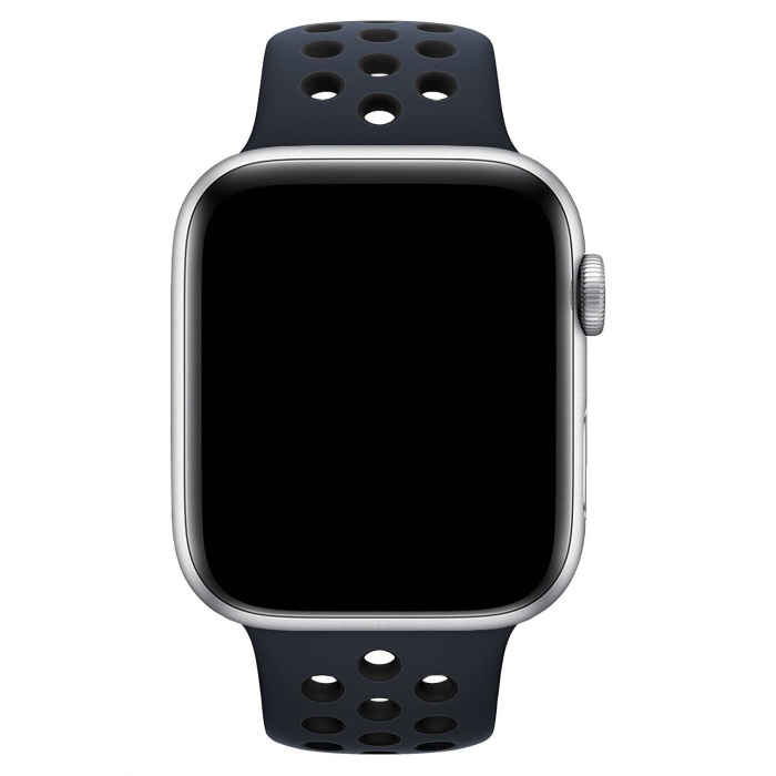 Apple Watch Series 7 41 MM Fileli Kordon Lacivert-Siyah