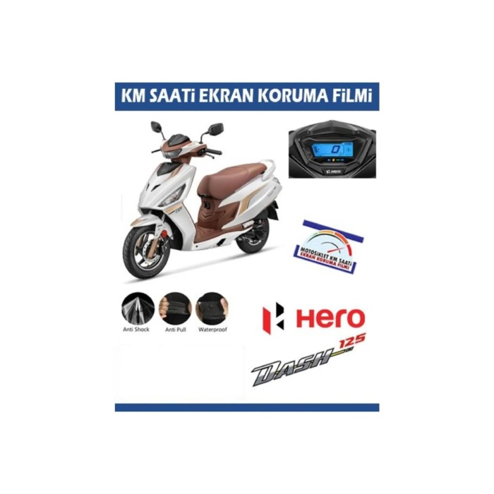 HERO Dash 125 Bilgi Ekranı Km Gösterge Uyumlu 9h Nano Ekran Koruyucu