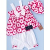 Daisy Strap 3 Pack Fuchsia Set