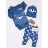 Happy Bear 3 Pcs Set Blue