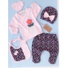 Suzuneli Daisy 5 Pcs Jumper Set Pink